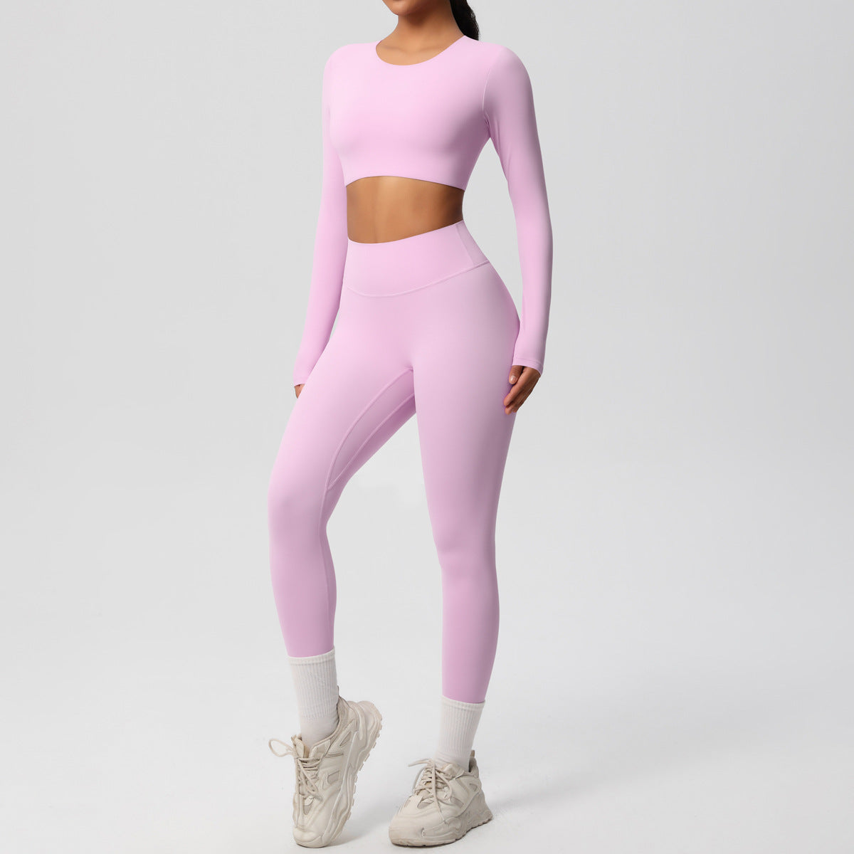Seamless Comfort Dual-Brushed Yoga Set