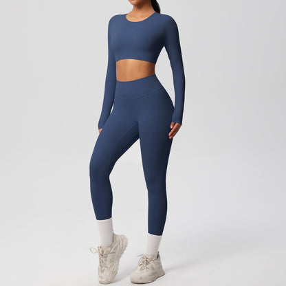 Seamless Comfort Dual-Brushed Yoga Set