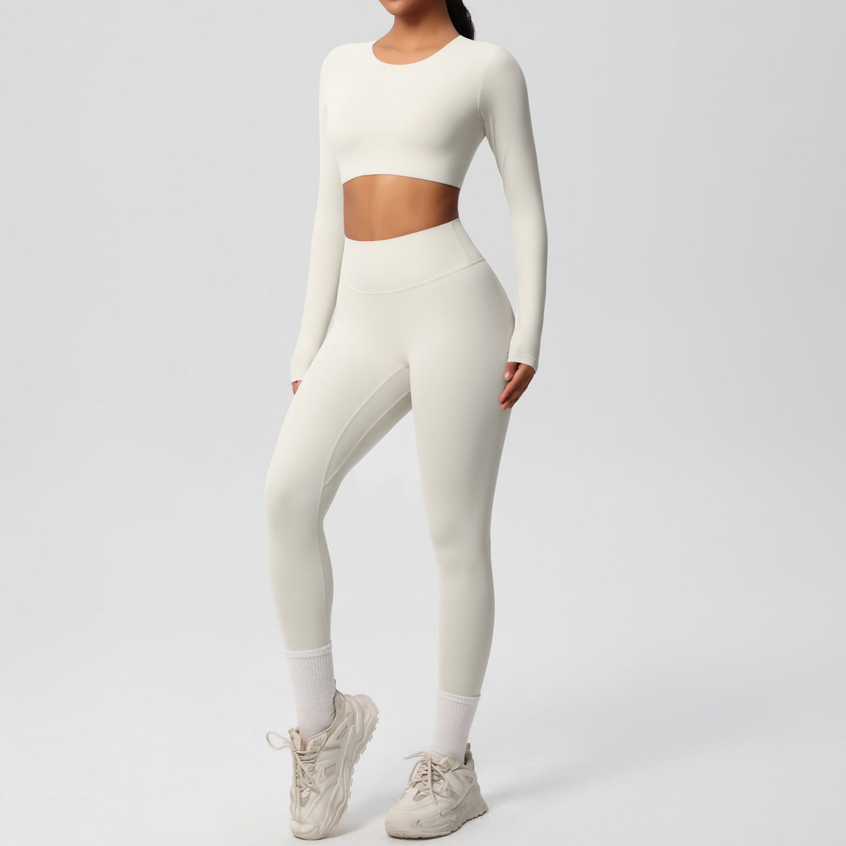 Seamless Comfort Dual-Brushed Yoga Set