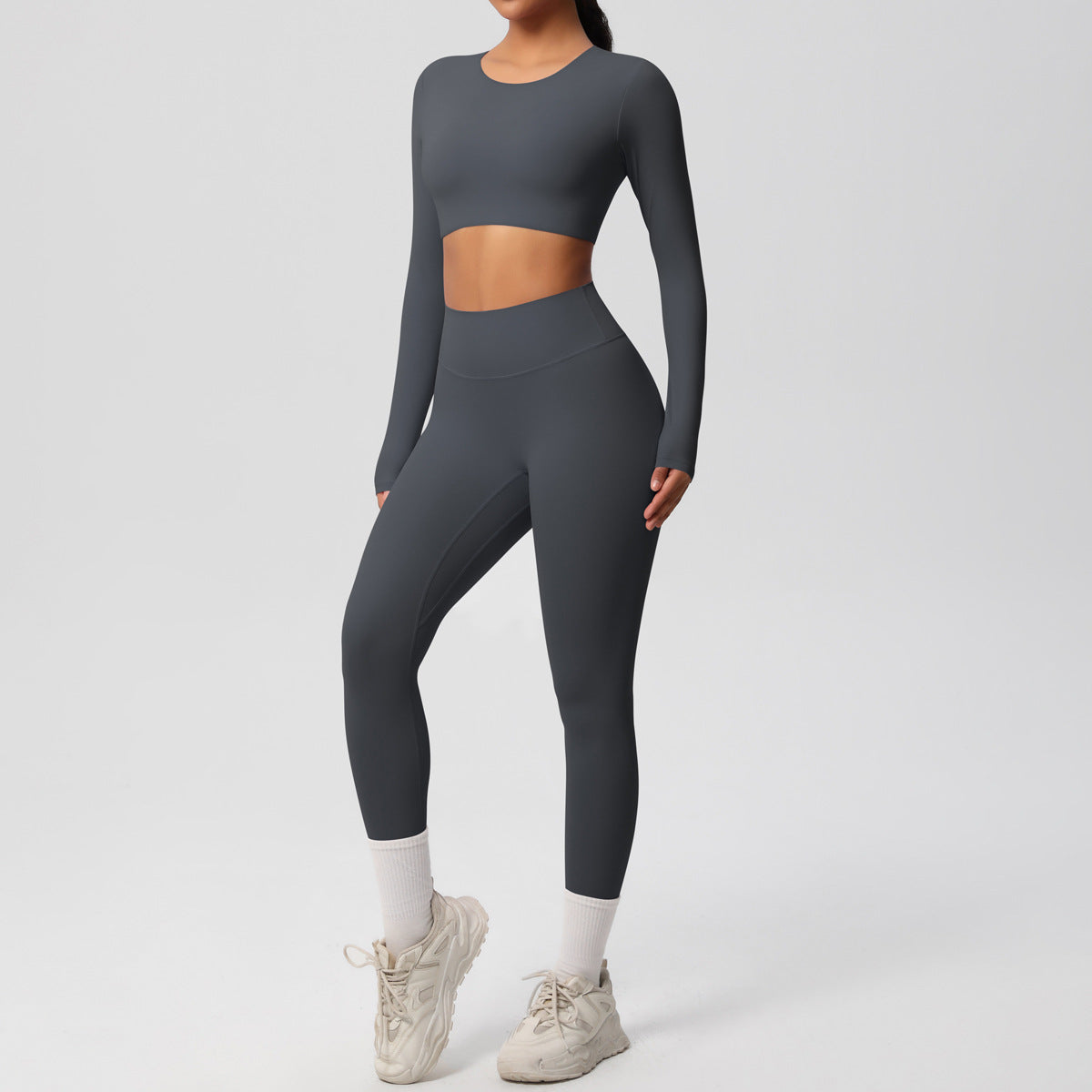 Seamless Comfort Dual-Brushed Yoga Set