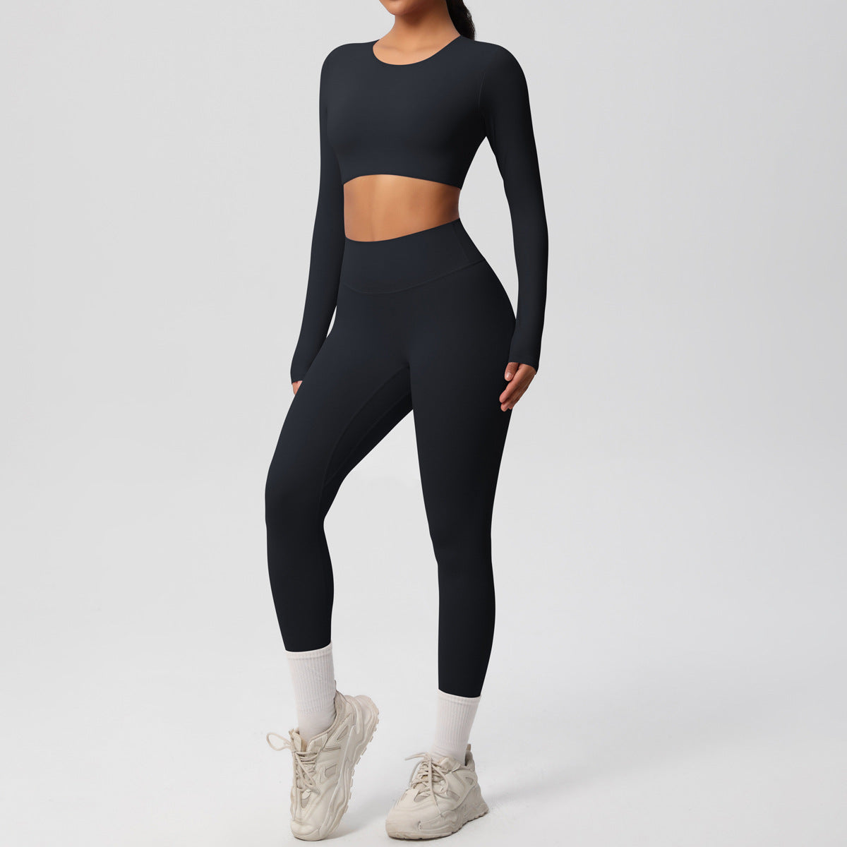 Seamless Comfort Dual-Brushed Yoga Set