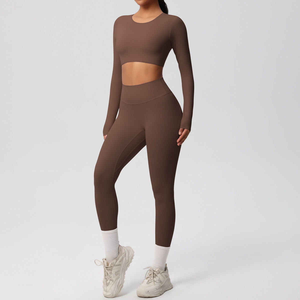 Seamless Comfort Dual-Brushed Yoga Set