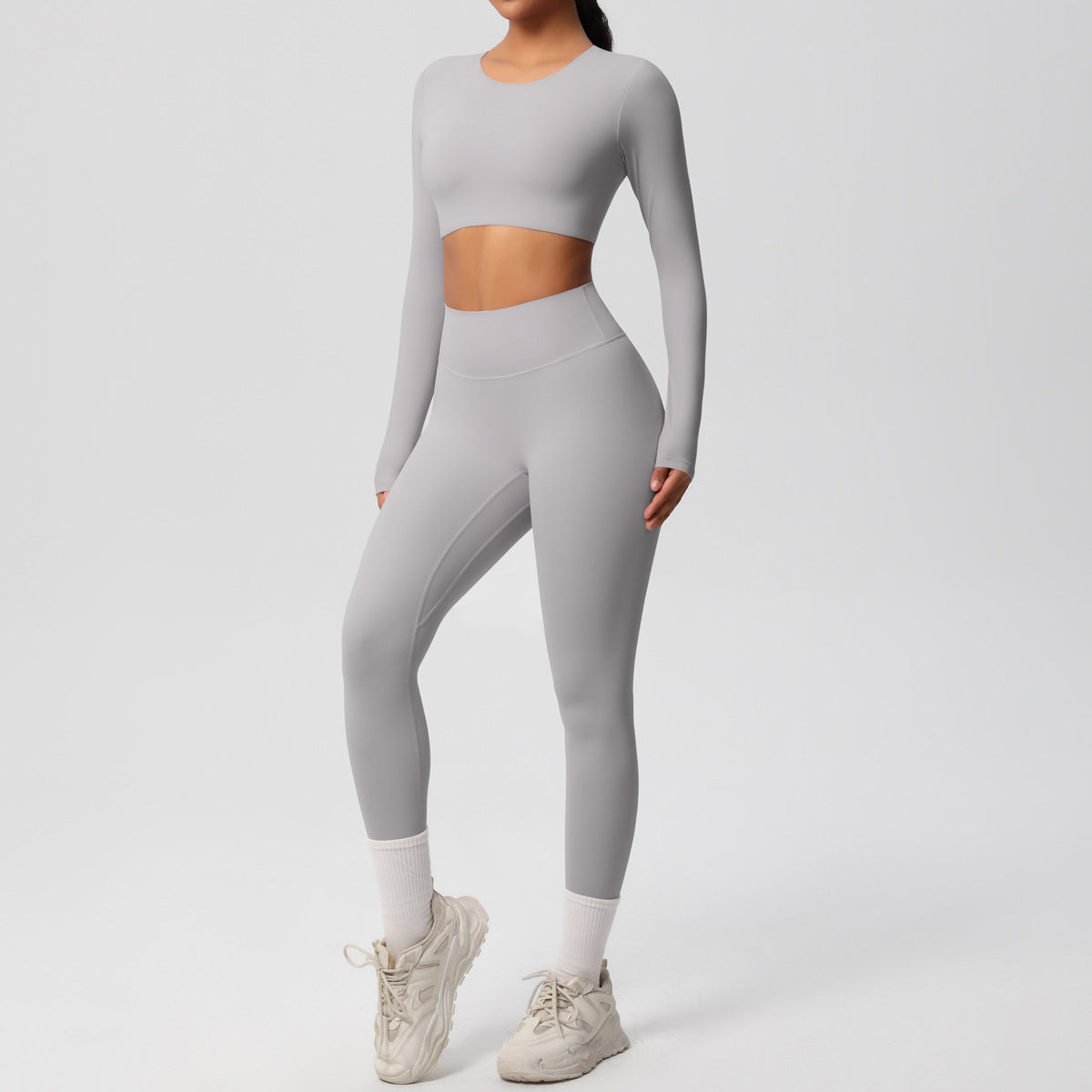 Seamless Comfort Dual-Brushed Yoga Set