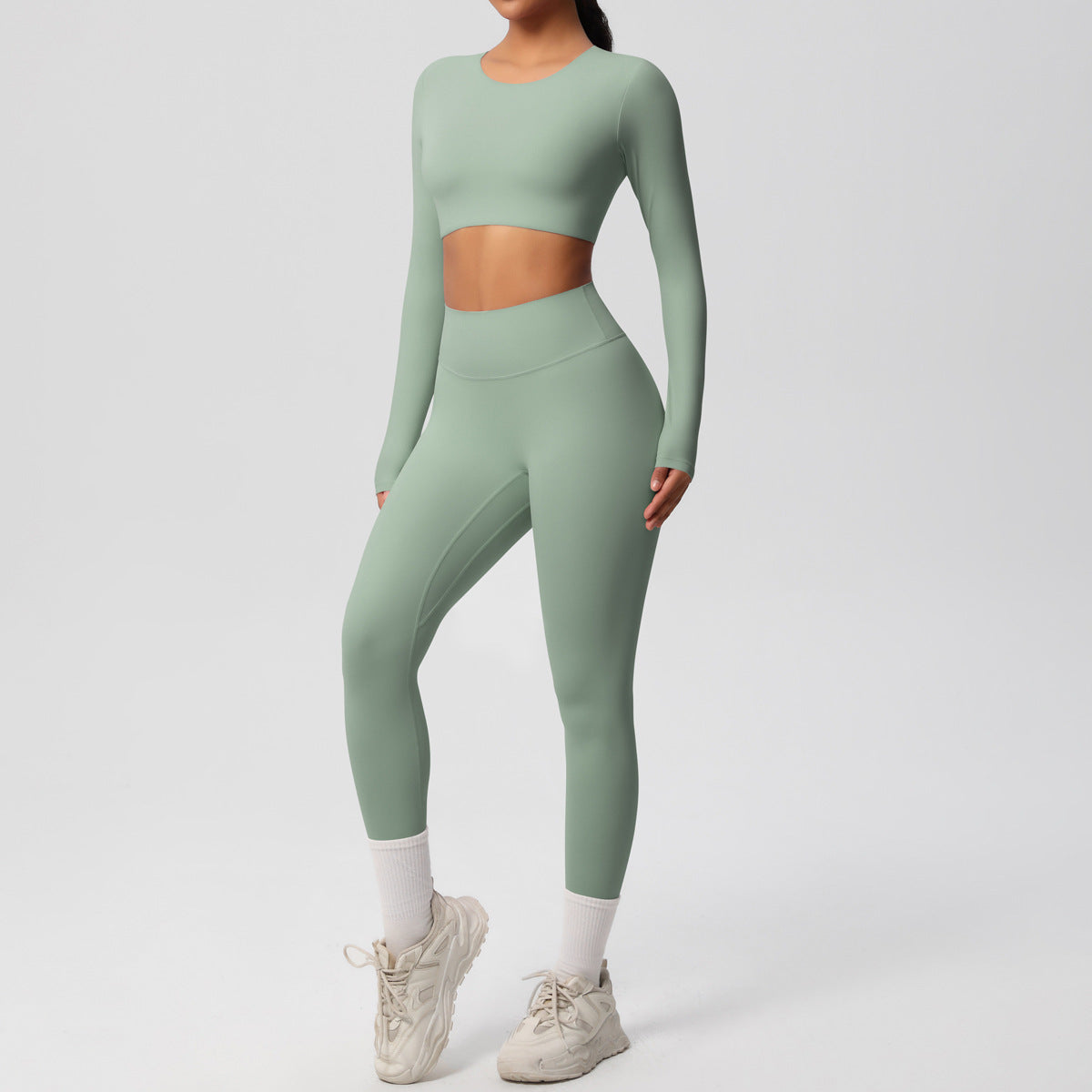 Seamless Comfort Dual-Brushed Yoga Set