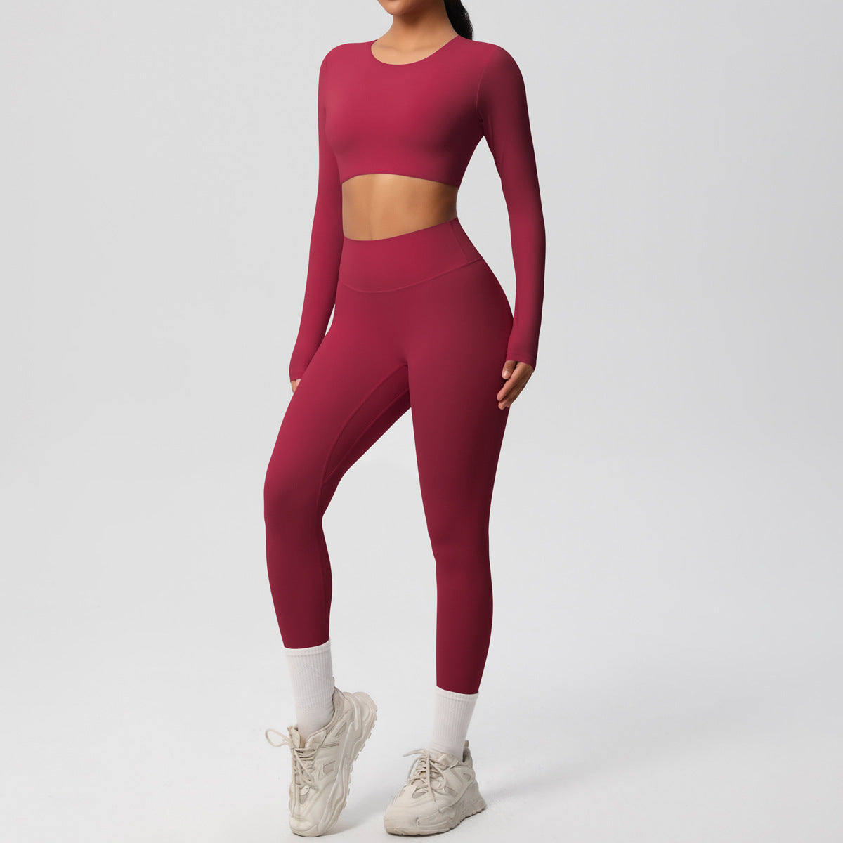 Seamless Comfort Dual-Brushed Yoga Set