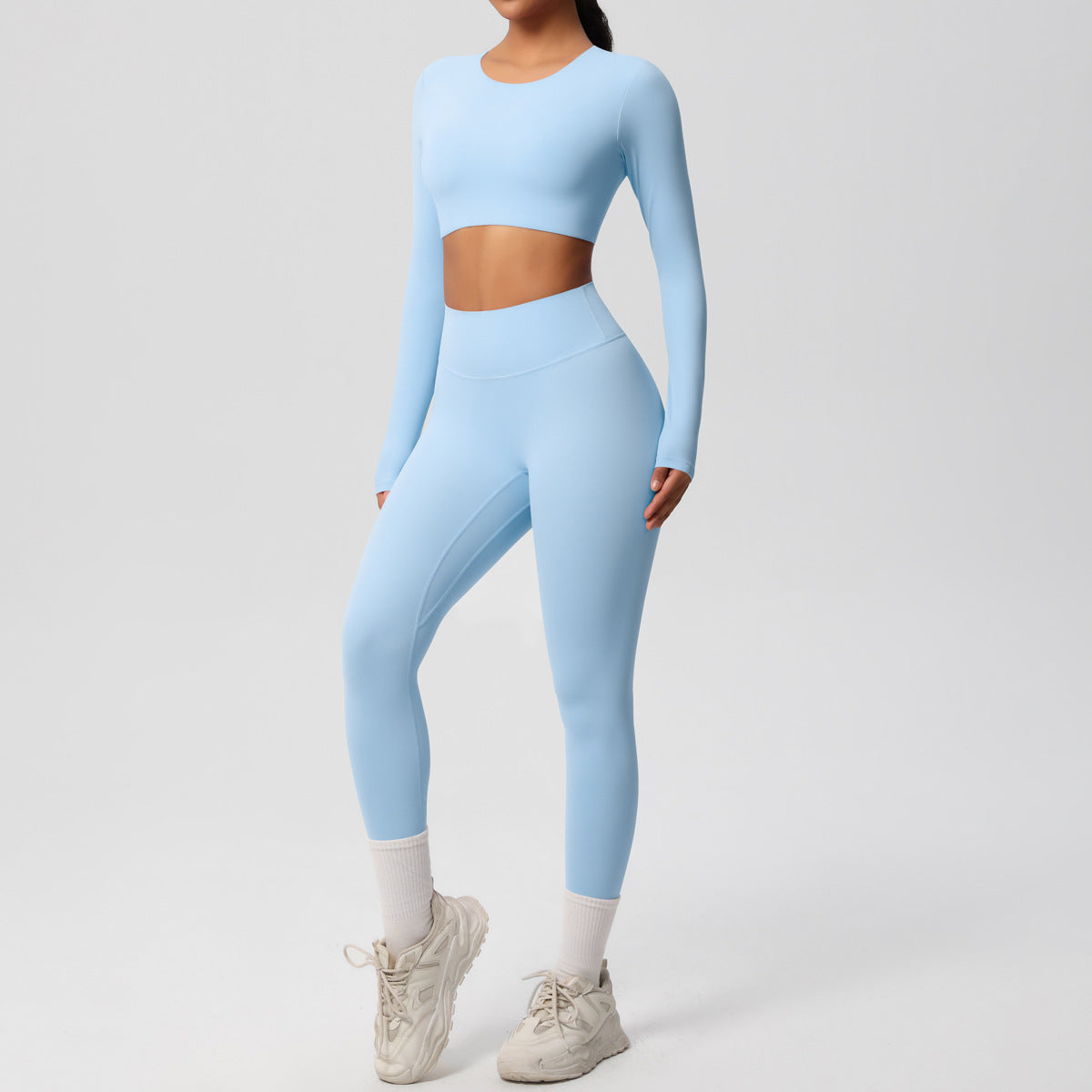 Seamless Comfort Dual-Brushed Yoga Set